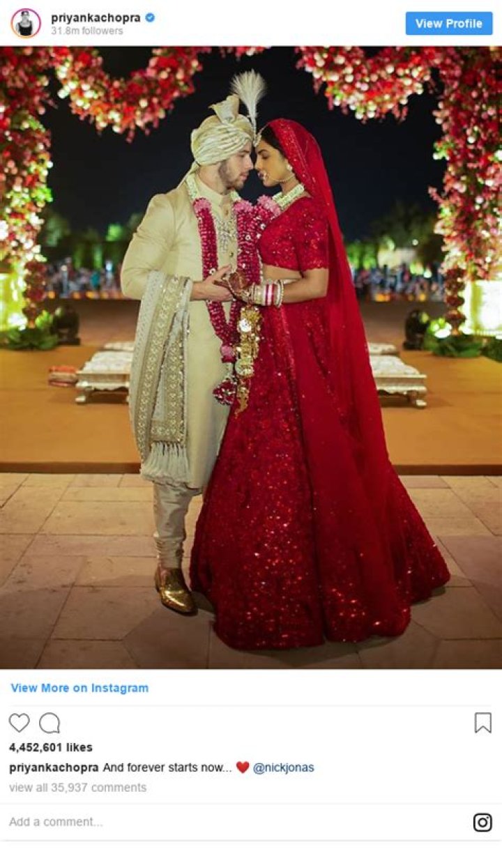 Priyanka Chopra's Enchanting Wedding Dress Veil: A Fairytale Moment