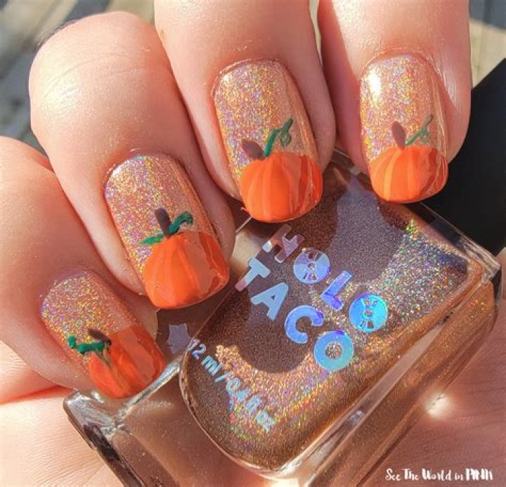 28 Pumpkin Nails Because It's October And We Might As Well
