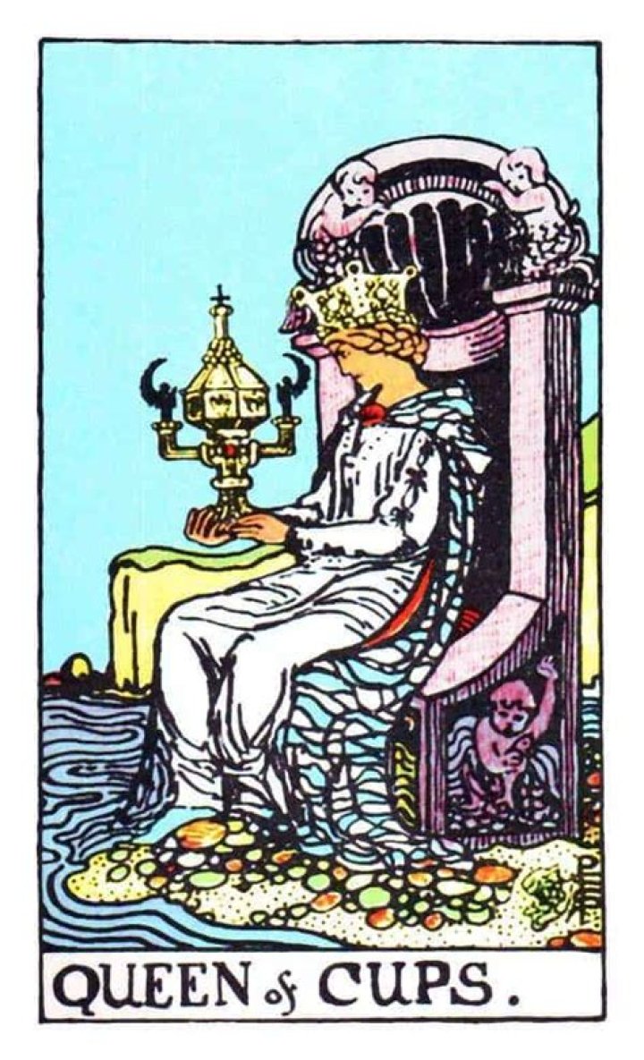 What does the Queen of Cups Tarot card mean?