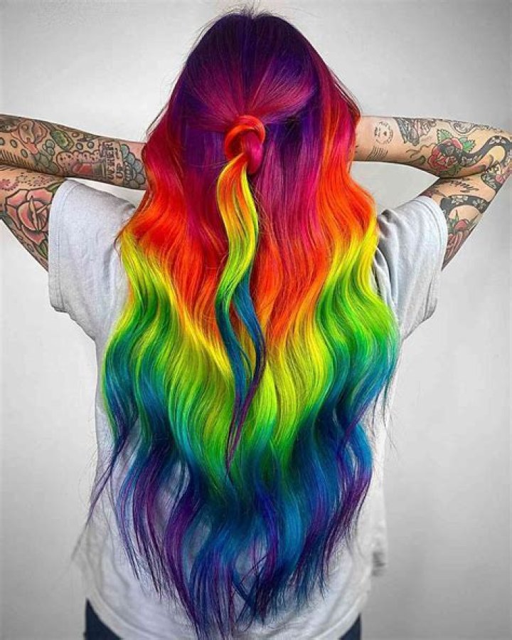 Rainbow Hair Colour Trend: Celebrities With Bright Hair Colours