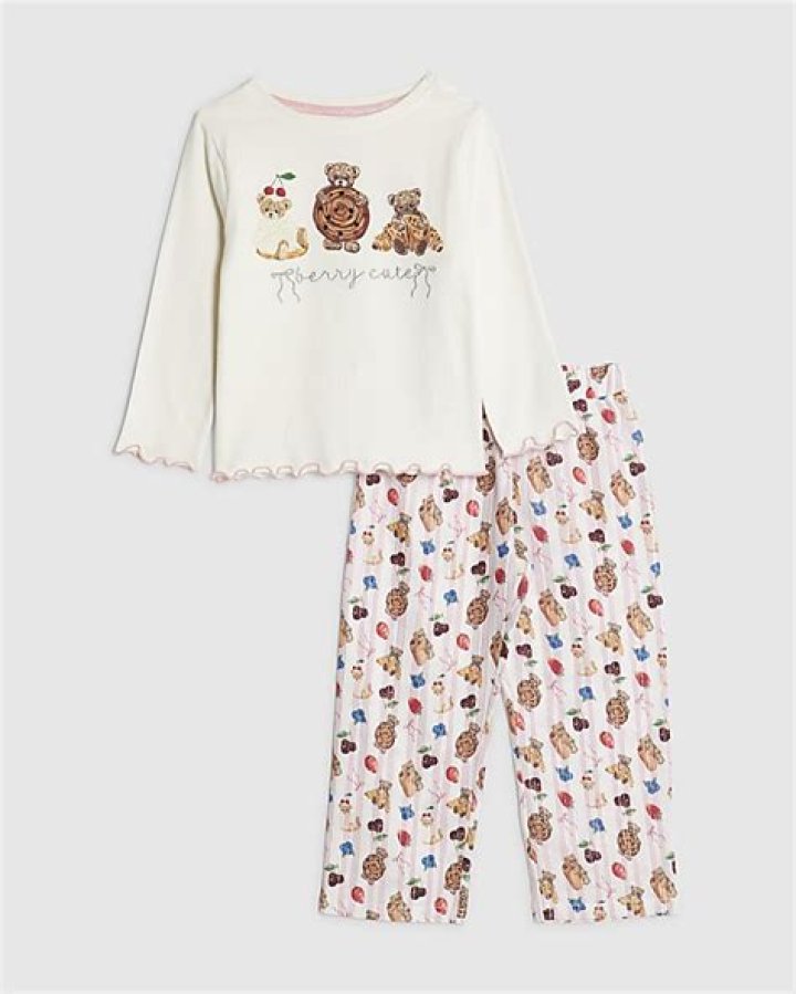 This River Island Feather Cuff Pyjama Set Is A Sell-Out