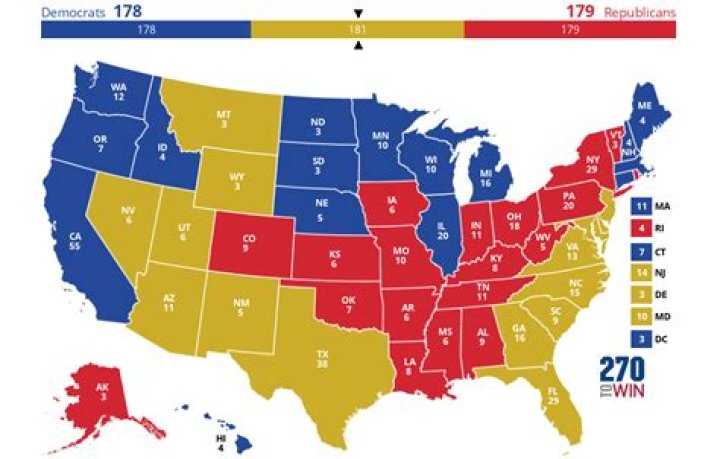 Choose a path to the White House with our 'Road to 270' map