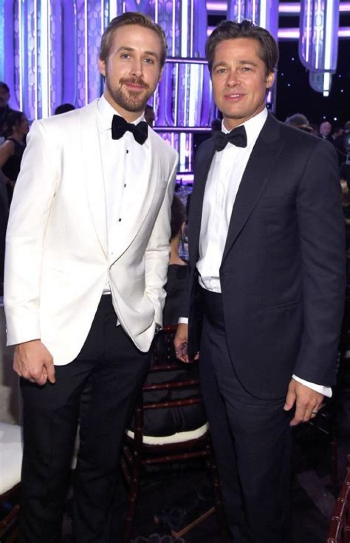 Ryan Gosling, Brad Pitt Bicker, Are Crazy Hot at Golden Globes 2016