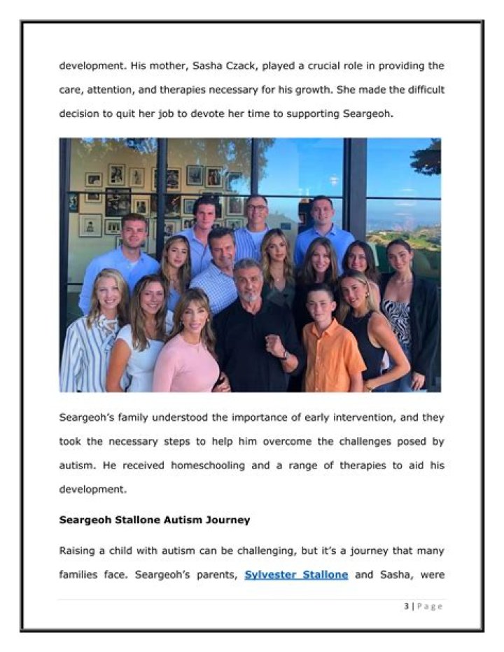 Discovering The Roots: The Parents Of Seargeoh Stallone