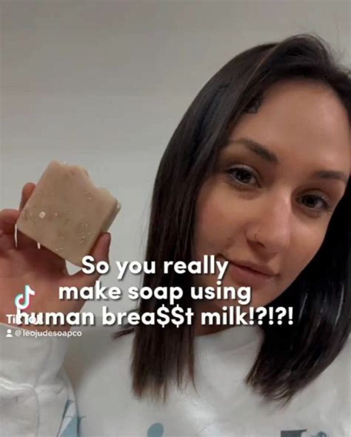 I sell bars of soap made out of my breast milk - I've made $100,000, it's great for everything from acne to eczema