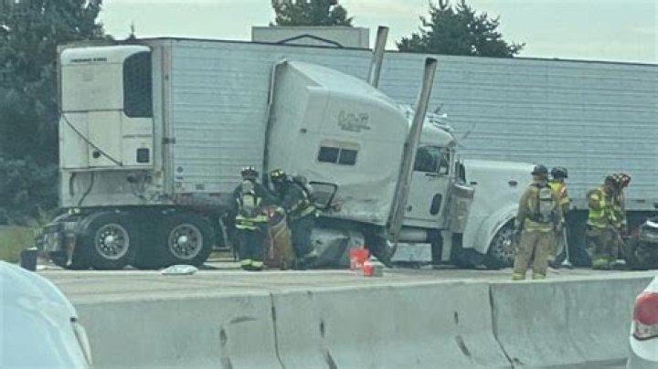 I-84 lanes back open after semi-truck crash
