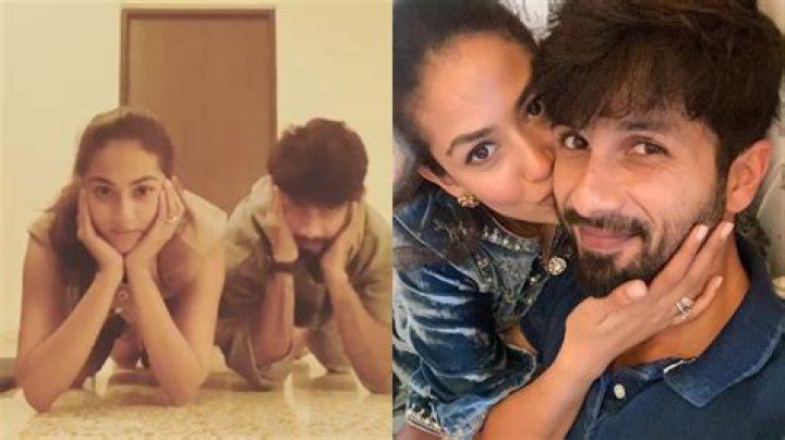 Shahid Kapoor takes 'center of gravity' challenge with wife Mira Rajput, watch video – India TV