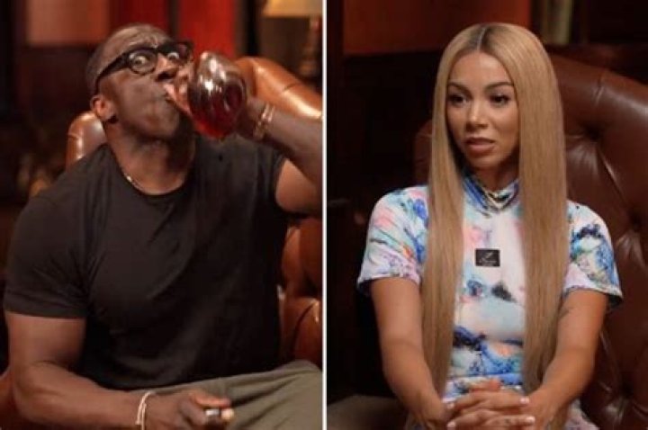 Shannon Sharpe left stunned and drinks shot after Brittany Renner reveals how many men she has slept with