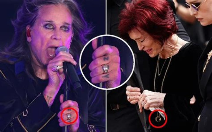 Sharon Osbourne Not Wearing Wedding Ring, But Ozzy Is