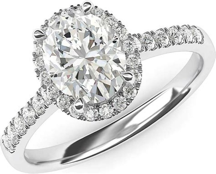 Shop Oval Engagement Rings for Valentine's Day 2017
