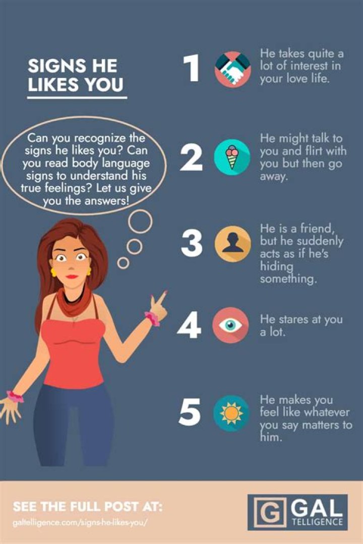 10 Signs He Likes You: Understand His Feelings