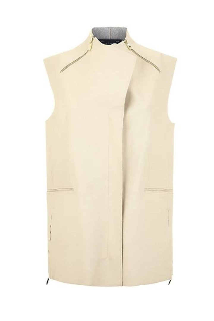 sleeveless jacket coat waistcoat kendall jenner olivia palermo victoria beckham