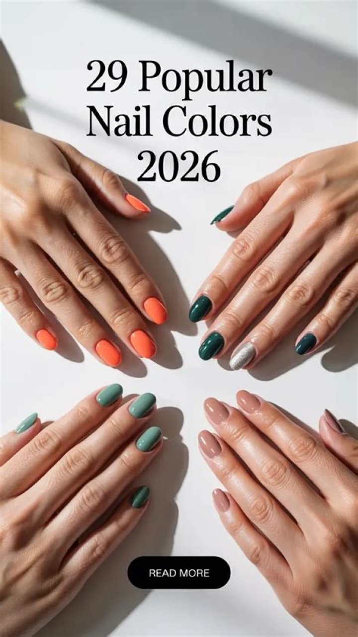 Spring 2018 Statement Nail Color Trend: Orange, Yellow, More