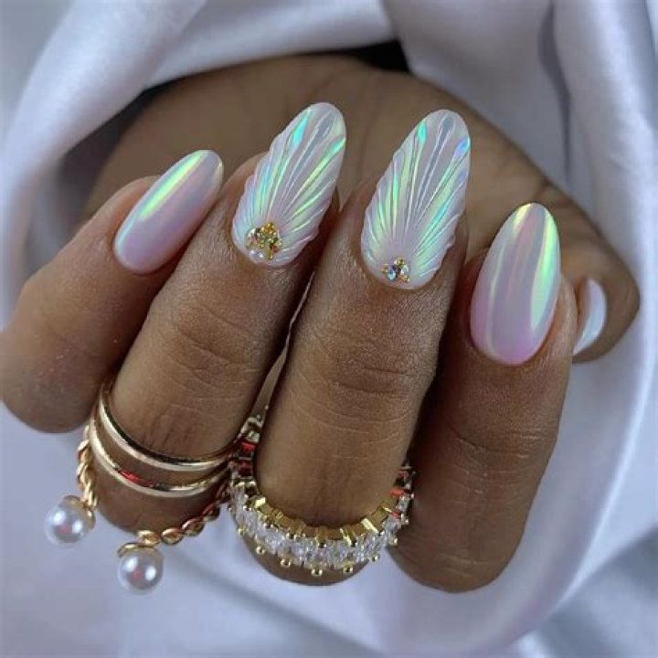 Springtime Chrome Is The New Way To Wear Glazed Donut Nails