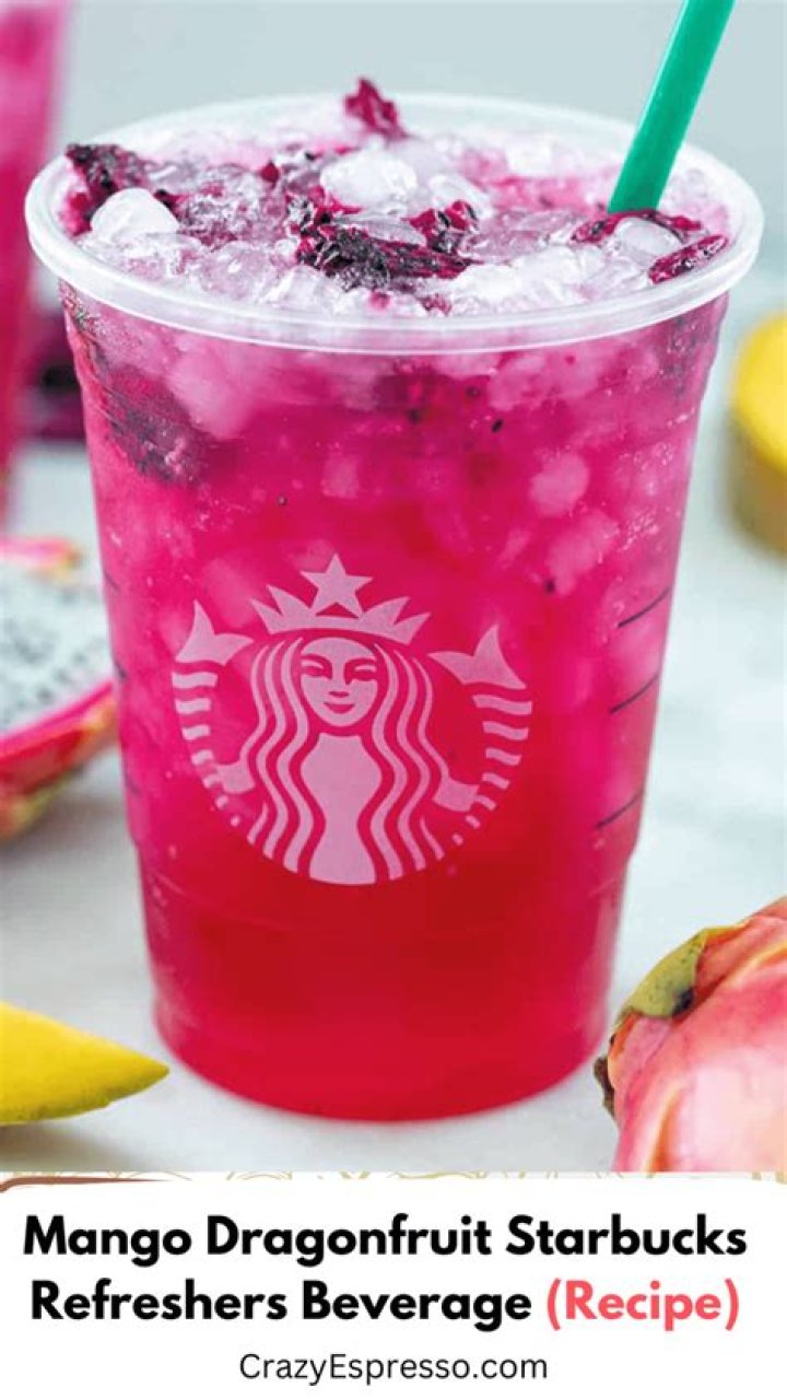 Starbucks Debuts Mango Dragonfruit Refresher Drink