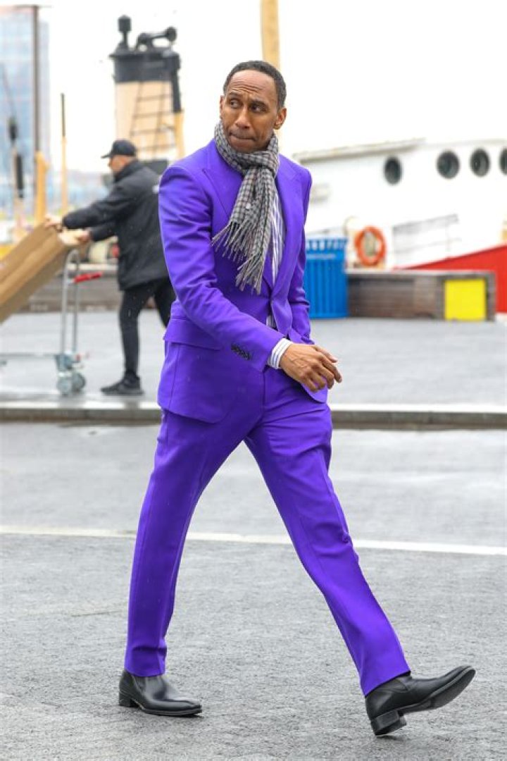 Stephen A. Smith mocked for 'mirror-tinted' First Take outfit as Molly Qerim compares it to her 'biker shorts'