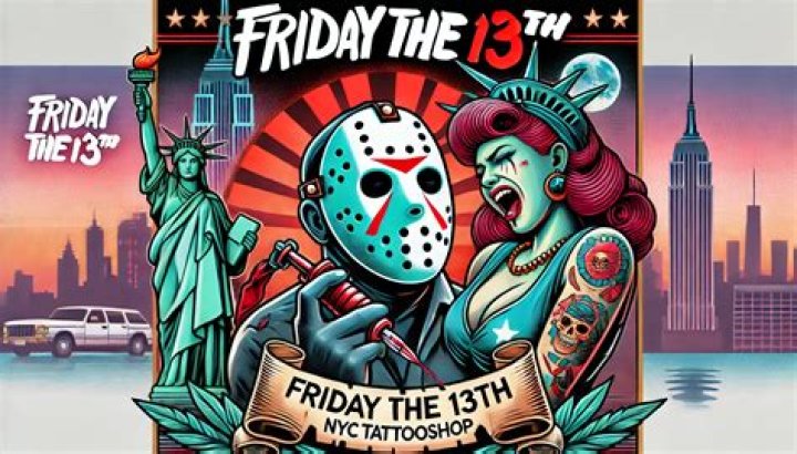What is a Friday the 13th tattoo and where did the tradition come from?
