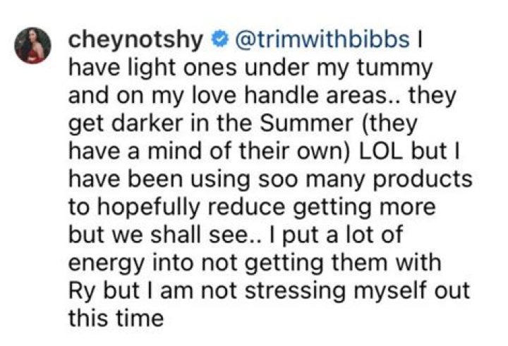 Teen Mom's pregnant Cheyenne Floyd admits she is 'not stressing' over getting stretch marks during second pregnancy