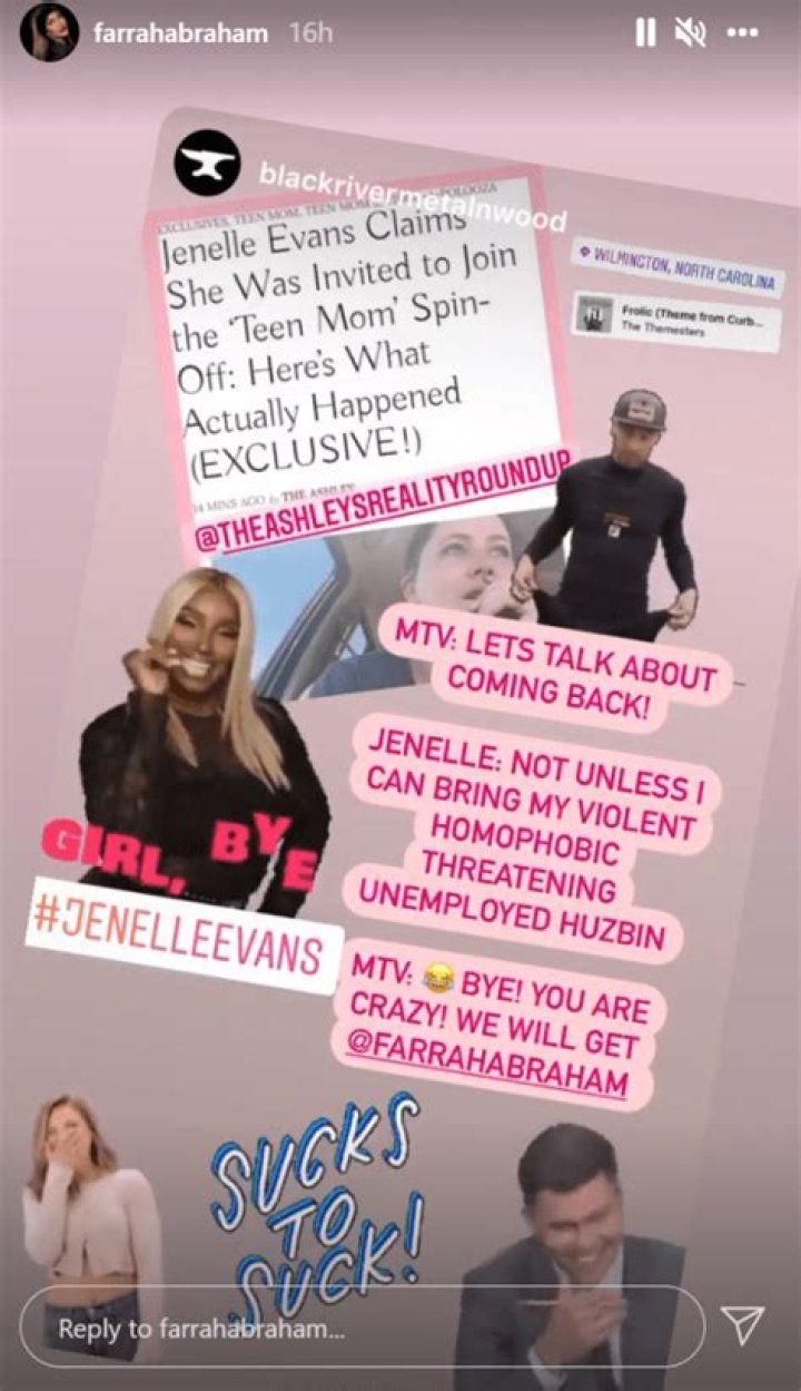 Teen Mom Farrah Abraham slams Jenelle Evans' husband David Eason as 'violent and homophobic' as she returns to MTV