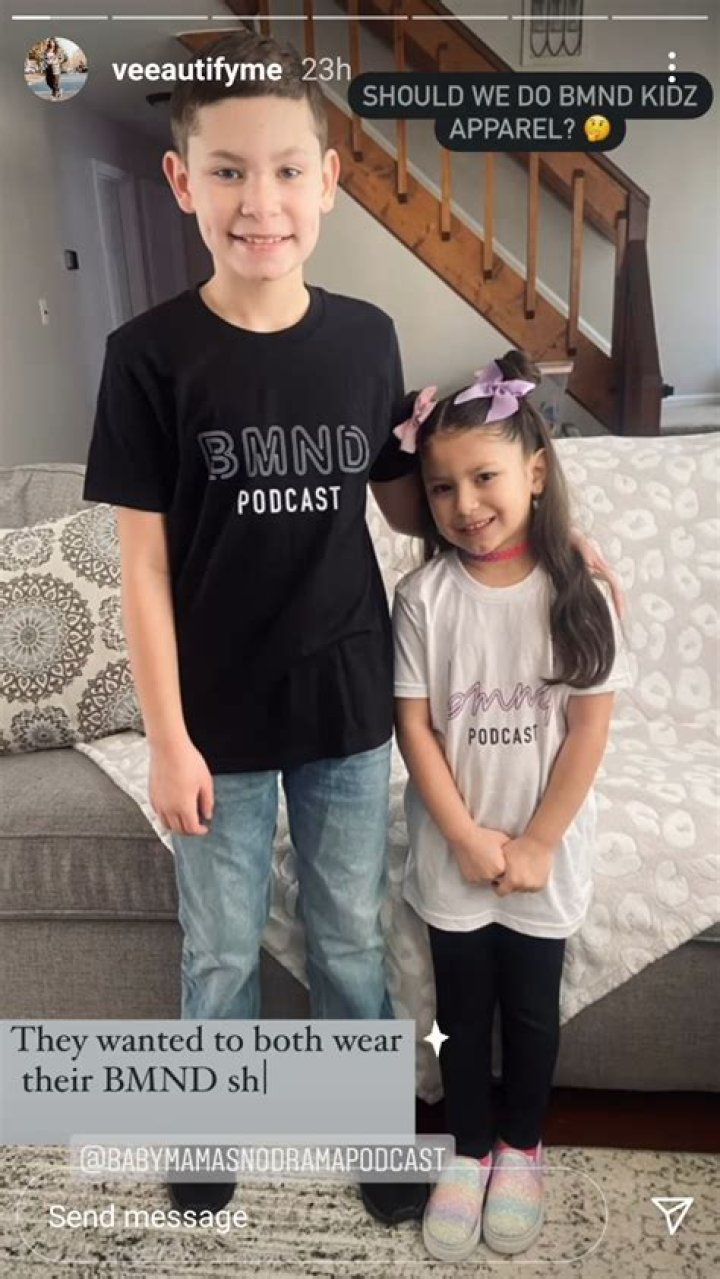 Teen Mom star Vee Rivera shows off her podcast sweatshirt days after she was slammed for wanting to make merch for kids