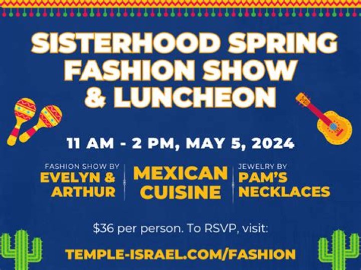 Temple Beit HaYam Sisterhood Fashion Show