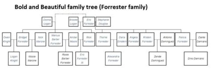The Bold and the Beautiful Family Trees