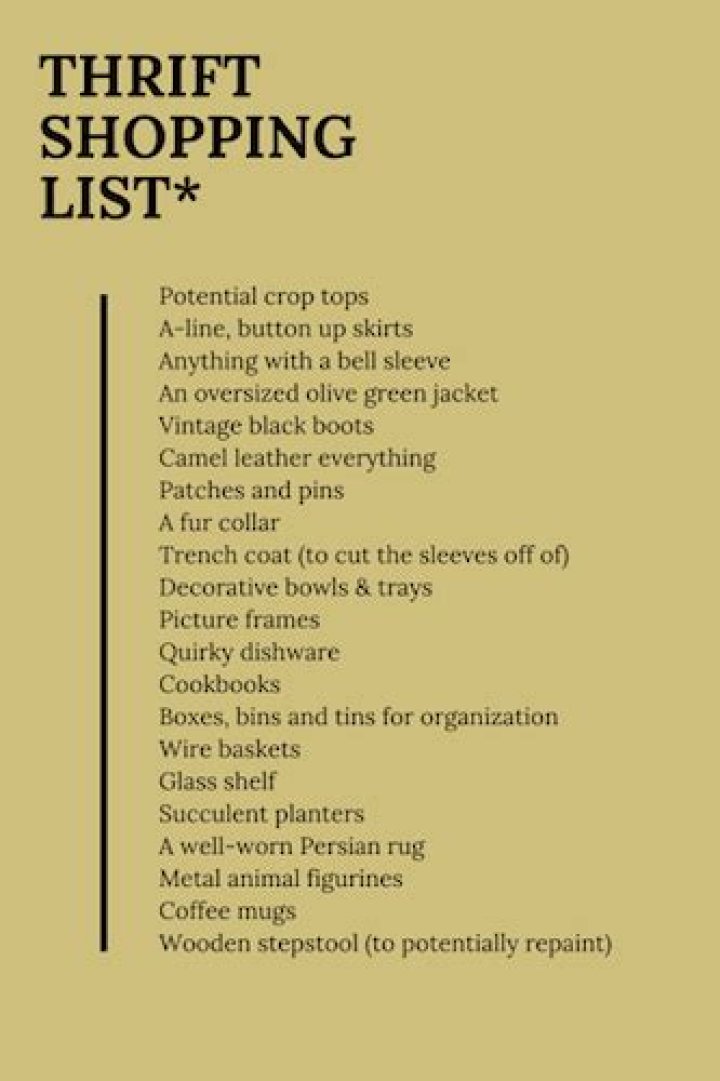 The Complete Guide to Thrift Store Shopping