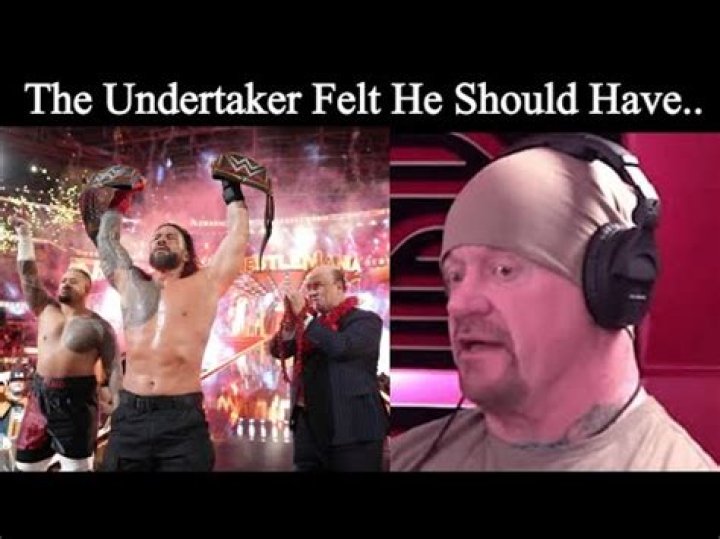 The Undertaker Felt He Should Have Competed At WrestleMania 39