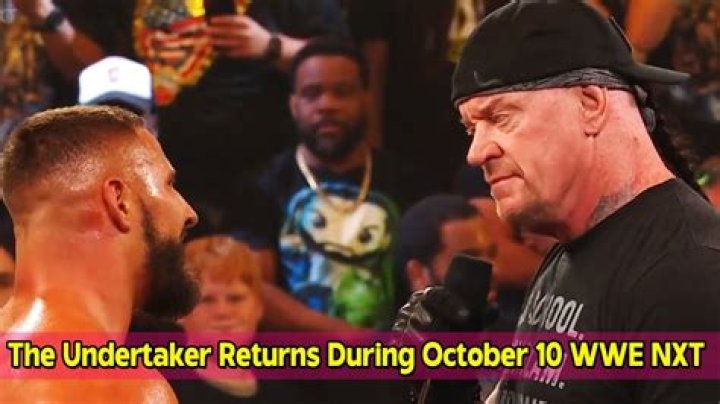 The Undertaker Returns During October 10 WWE NXT