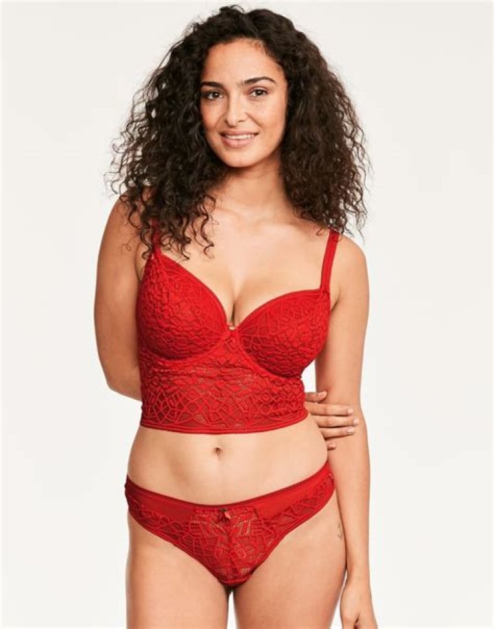 The Witcher star Anna Shaffer looks stunning in red lingerie set