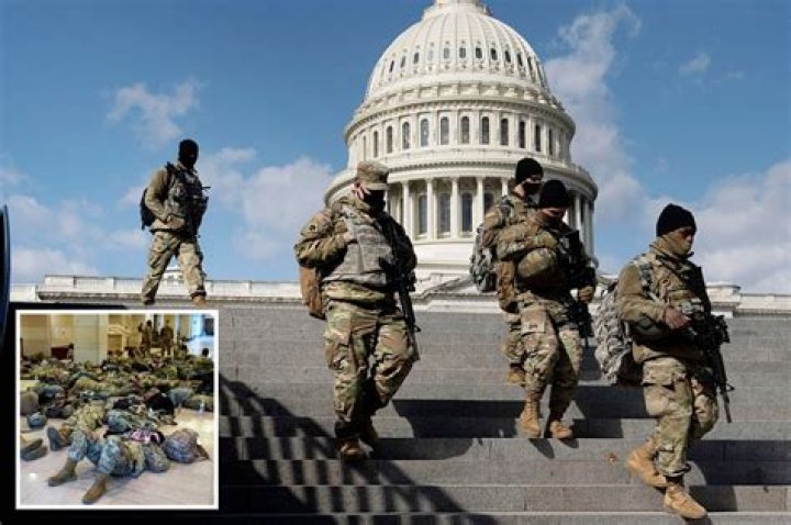 Thousands of National Guard troops FINALLY leave DC today 137 days after deadly riot by Trump supporters