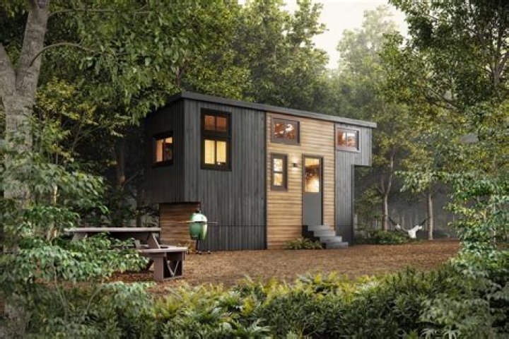 Inside a tiny home community set to open after ‘months of delay’ - it's furnished and big enough for the whole family