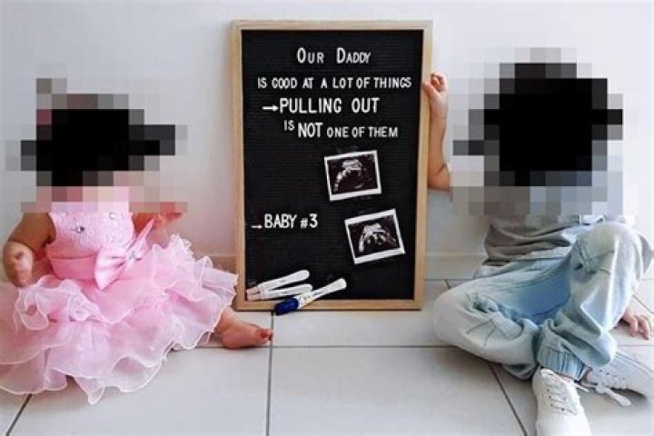 Parents slammed for 'trashy' baby reveal where their toddler kids joke about their dad ‘pulling out’
