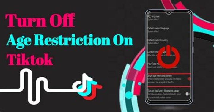How to turn off age restriction on TikTok