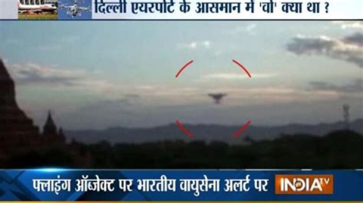 UFO spotted at Delhi airport; Indian Air Force on high alert – India TV