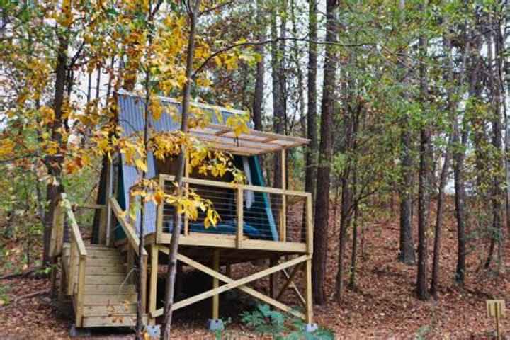 Veteran Builds Incredible Glamping Cabins in Yard and Charges $60 a Night