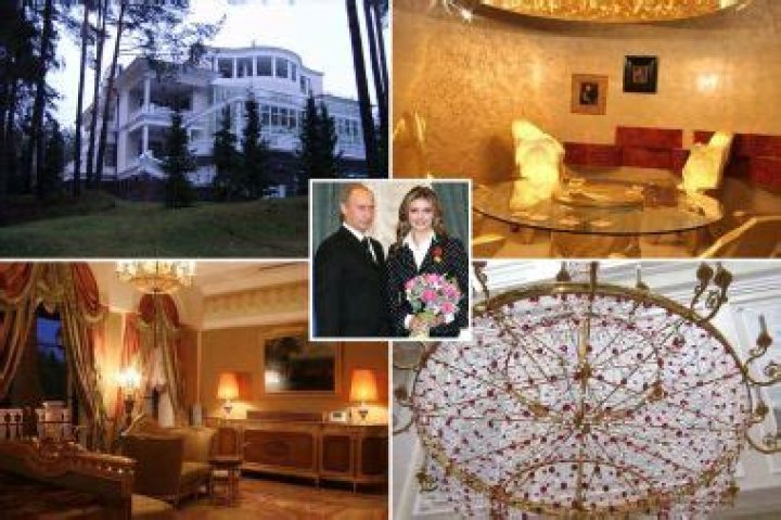 Inside Putin's lavish mansion with gold chairs & ruby-encrusted chandelier where he 'secretly lives with gymnast lover'