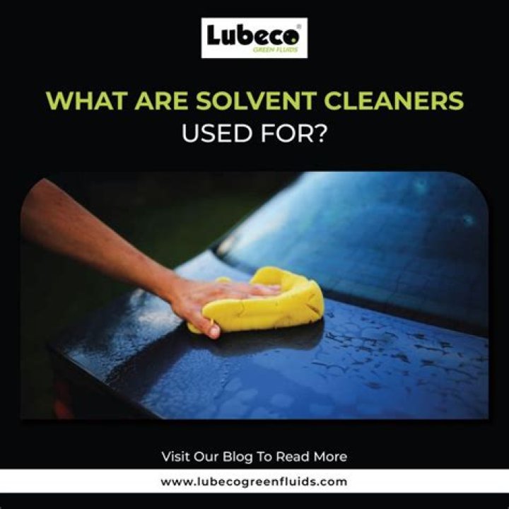 What are solvent cleaners?