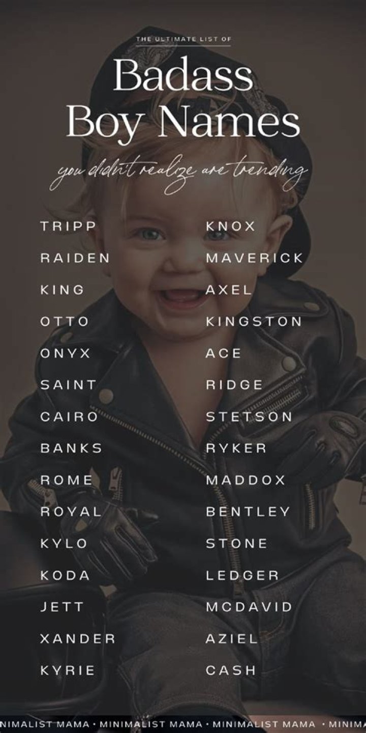 What Are Some Badass Boy Names