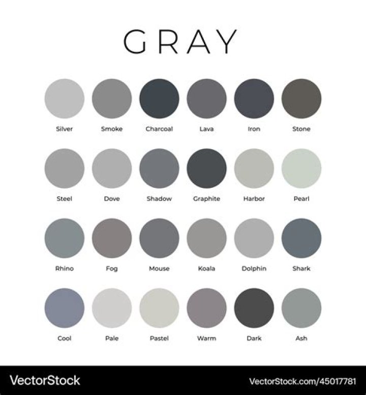 What Color Code Is Dark Gray