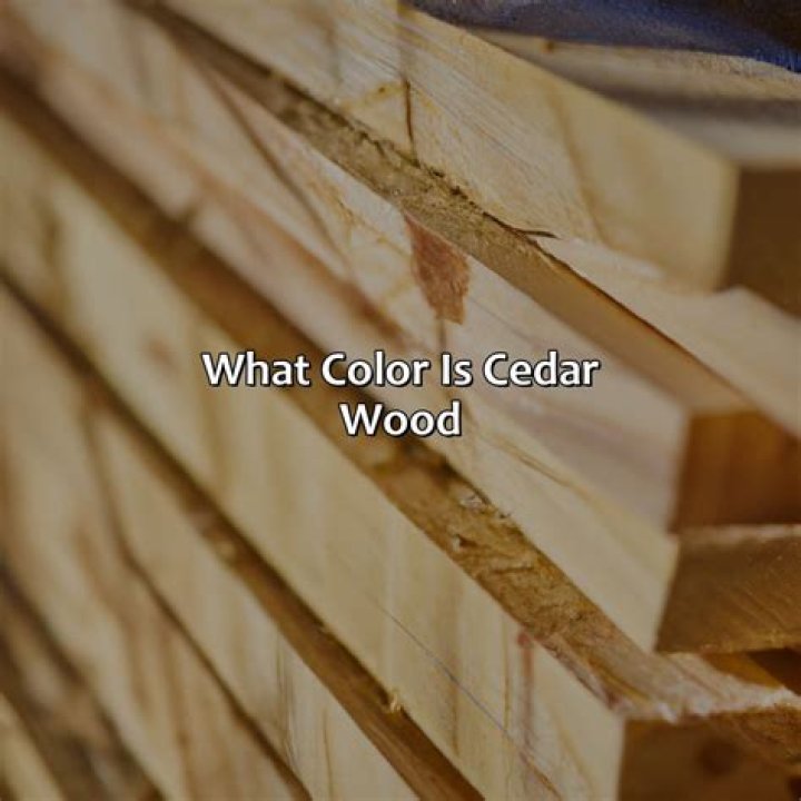 Quick Answer: What Color Goes With Cedar Wood