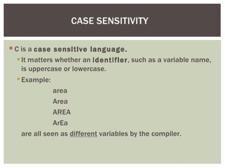 Quick Answer: What Does Case Sensitive Mean