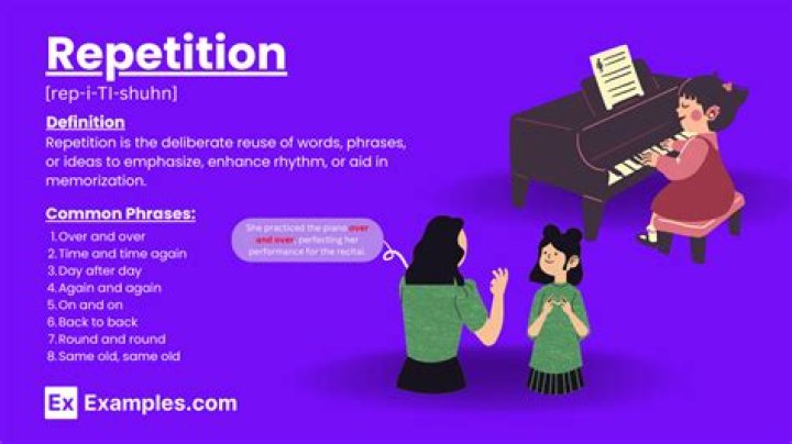 What Does Repetition Mean In Language Arts