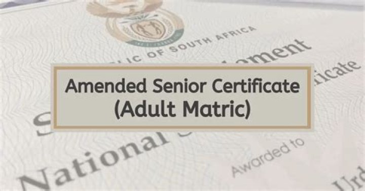 What Is Amended Senior Certificate
