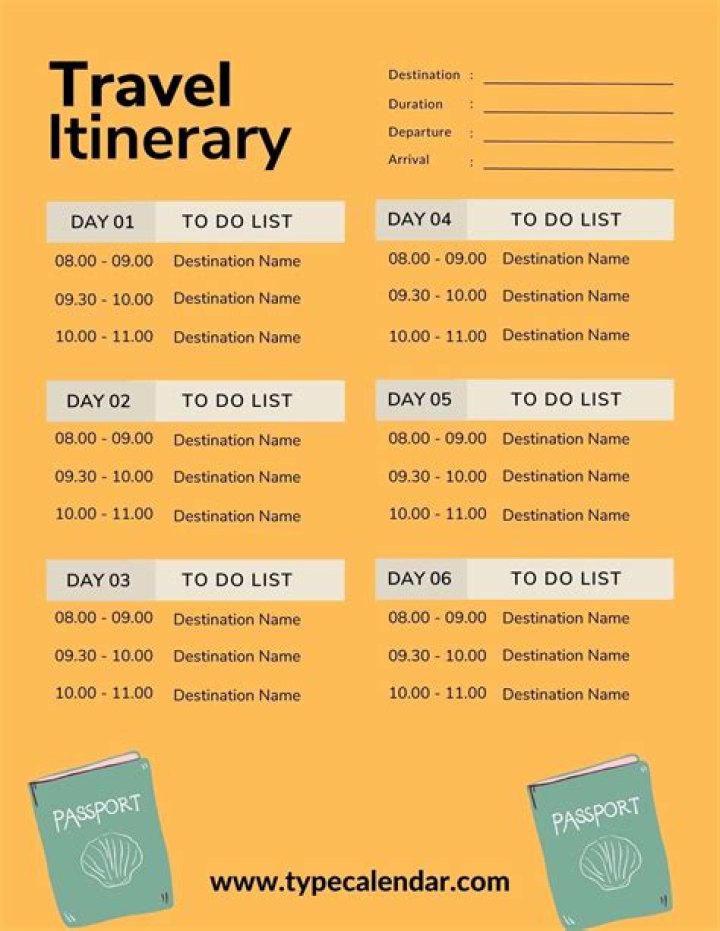What Is An Itinerary - Seniorcare2