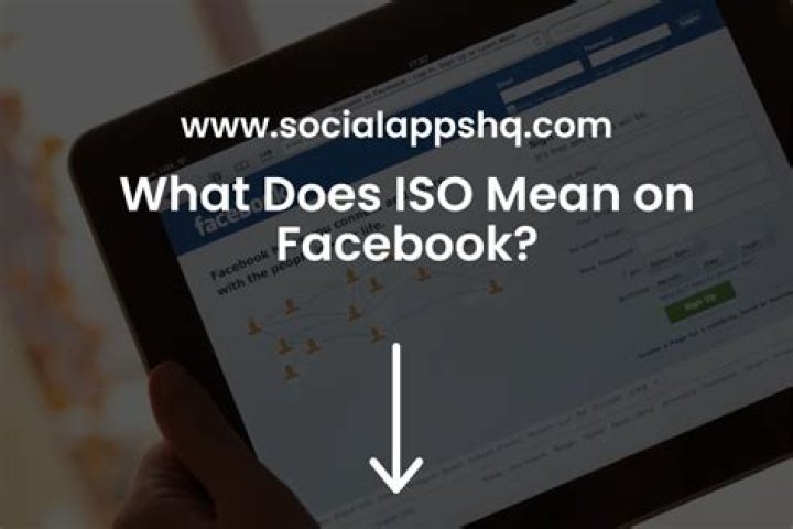 What Is Iso Stand For On Facebook