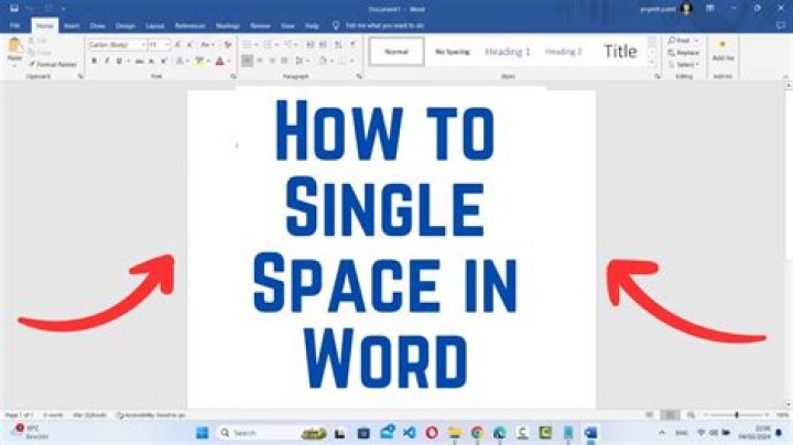 Quick Answer: What Is Single Spaced On Word