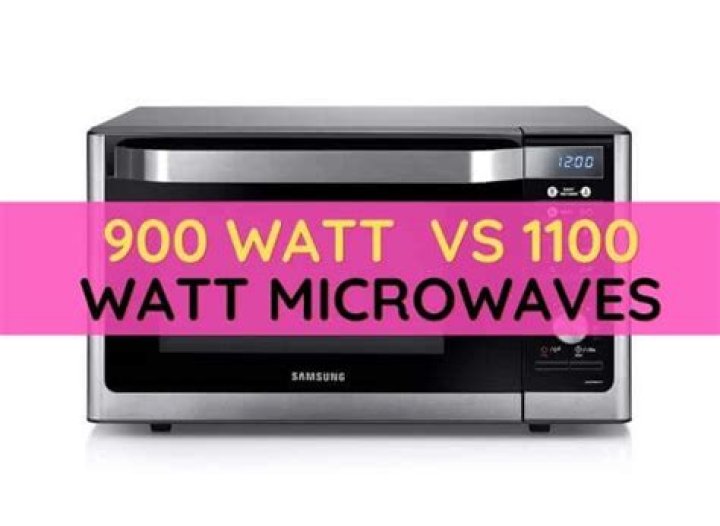 Quick Answer: What Is The Difference Between 1000 And 1100 Watt Microwave