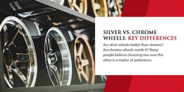 What is the difference between chrome and silver?