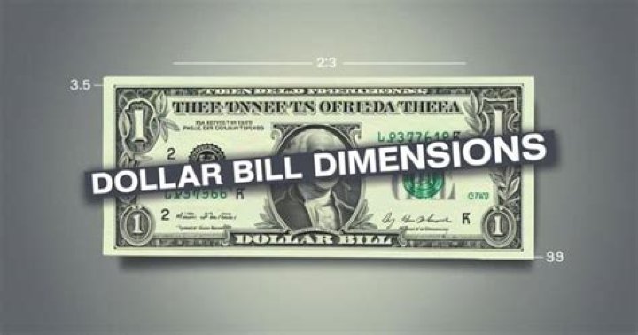Quick Answer: What Is The Measurement Of A Dollar Bill